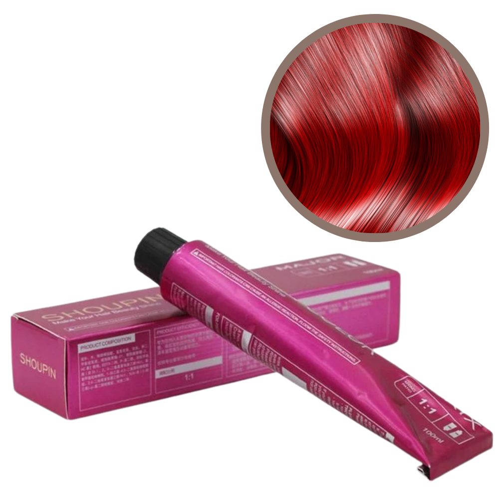 Shampooing colorante violeta Bull Tech para cuidados capilares, com fórmula para realçar e manter a cor dos cabelos.