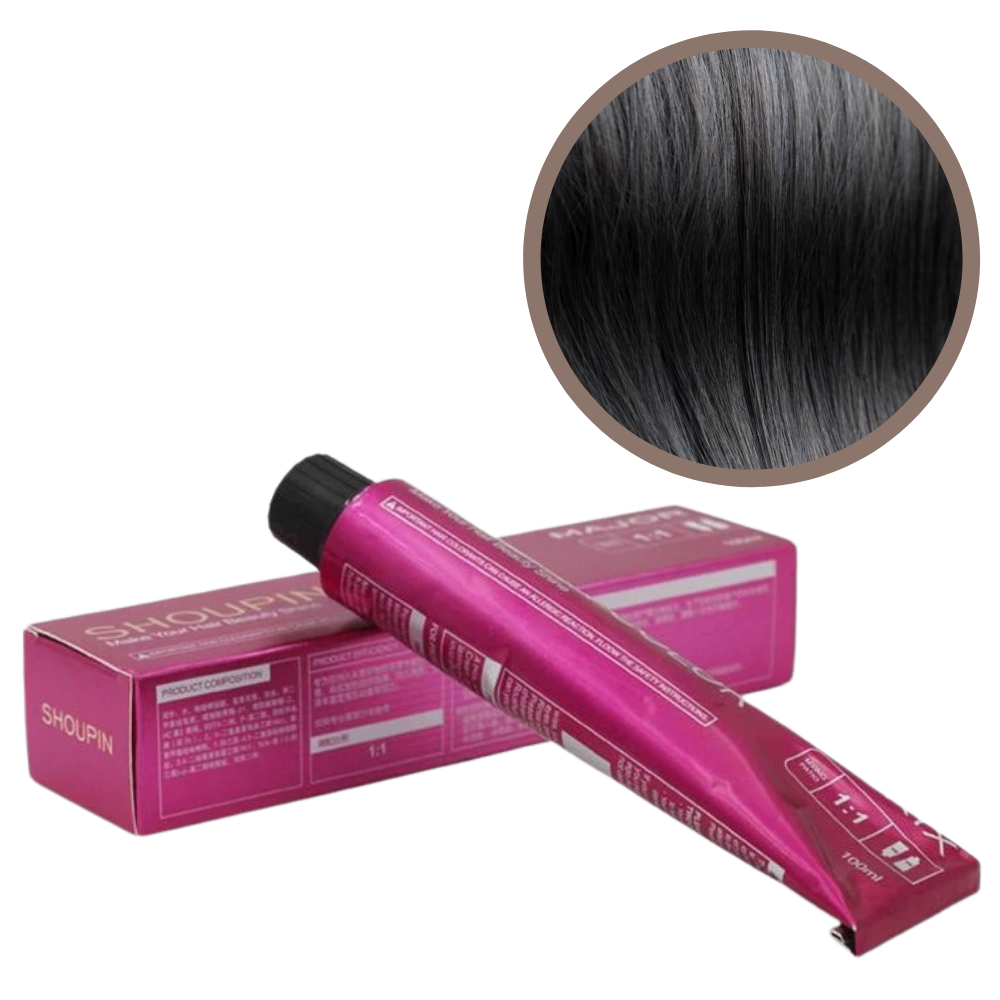Shampooing colorante violeta Bull Tech para cuidado dos cabelos, com fórmula nutritiva e efeito vibrante.