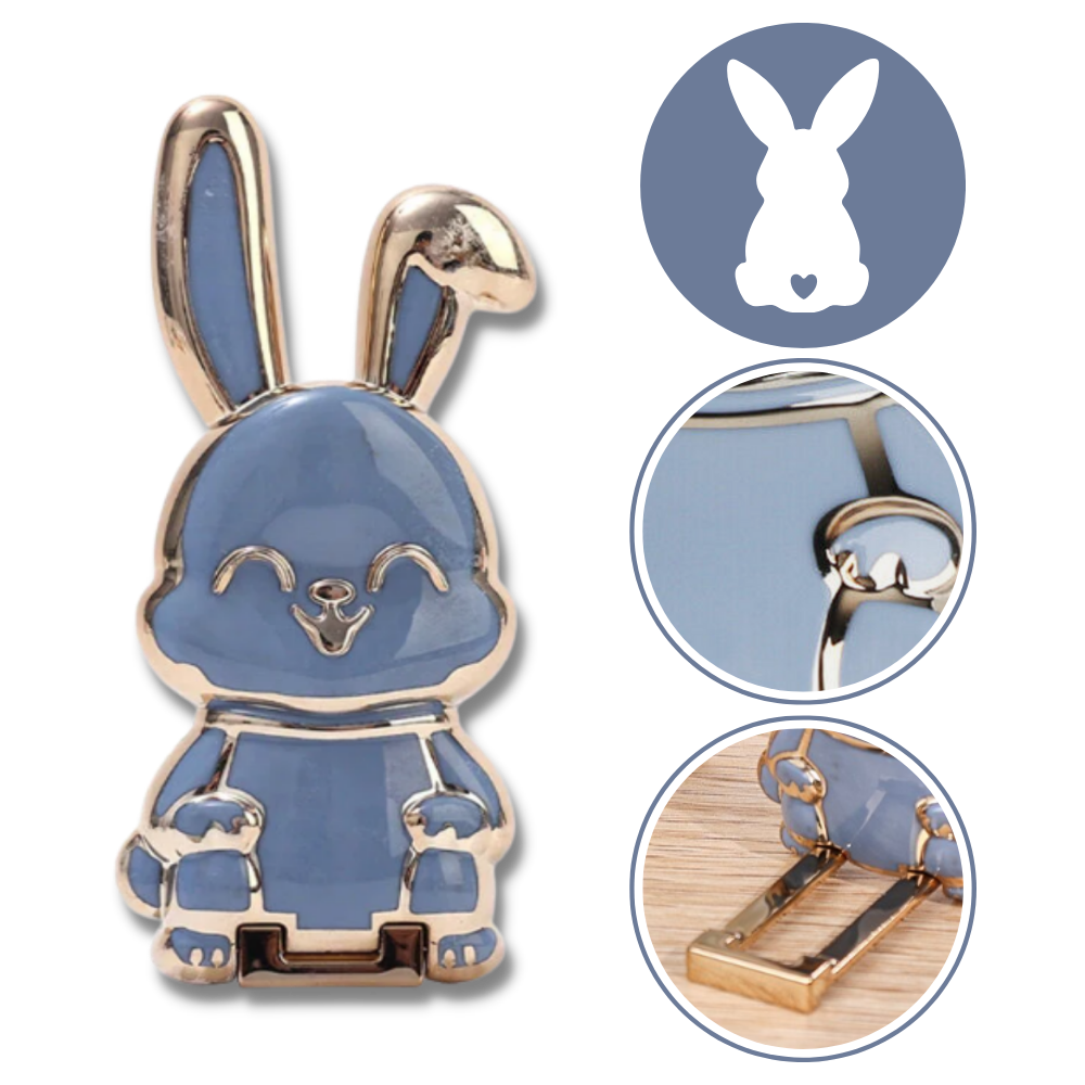 Suporte de telefone Bunny da Henry Store, suporte de telefone com design de coelho para leitura ou uso diário.