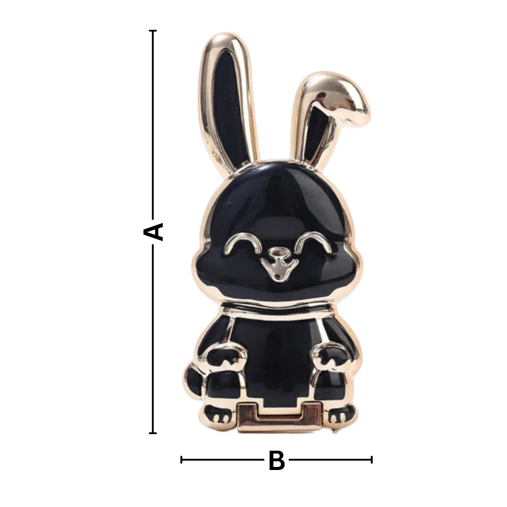 Suporte para telefone Bunny da Henry Store, suporte de telefonia em forma de coelho, ajustável e resistente.