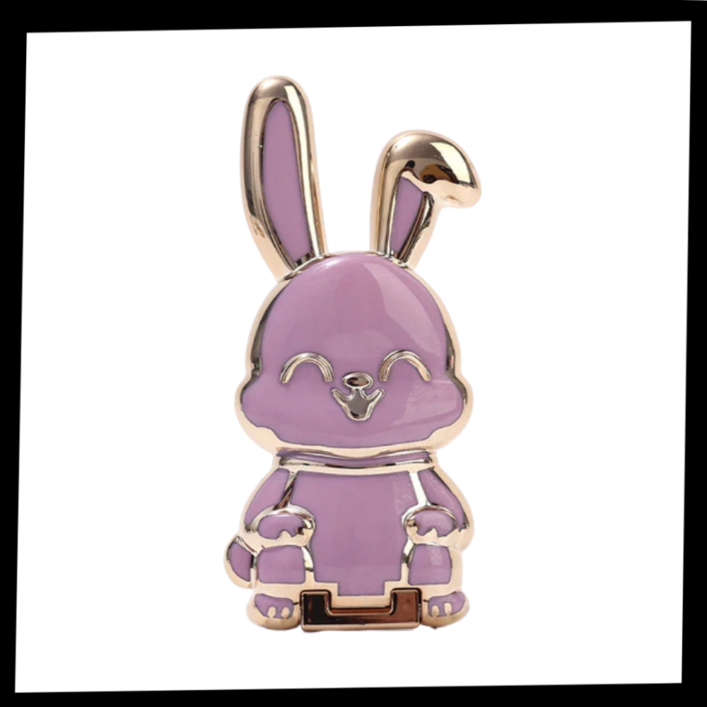 Suporte para telefone Bunny da Henry Store, suporte de telefone em design de coelho, ideal para apoio de celulares.