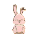 Suporte para telefone Bunny da Henry Store, suporte rosa para celular, com design de coelho, ideal para fixar no balcão ou mesa.