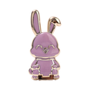 Suporte para telefone Bunny da Henry Store em cor roxa, ajustável, com design de coelho para apoiar smartphones.