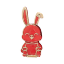 Suporte para telefone Bunny vermelho da Henry Store, suporte de telefonia com design de coelho, ideal para celular e tablets.
