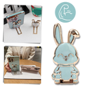 Suporte para telefone Bunny da Henry Store, suporte de telefonia com design de coelho, em material resistente e estável.