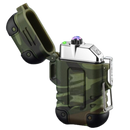 Briquet elétrico a plasma Buodes, disponível em preto, para fácil acendimento de velas, churrasqueiras e fogueiras.