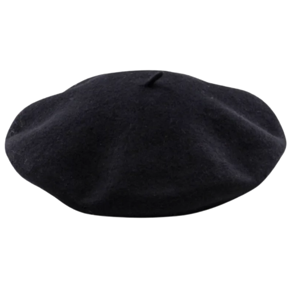 Béret clássico em lã para mulher, marca Byte Legend, chapellerie e couvre-chefs, em tom cinza, estilo elegante e confortável
