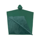 Capa de cobertura com capuz Posh Living, veste de roupas ao ar livre, tecido verde confortável para relaxamento e proteção.