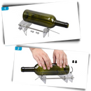 Ferramenta de corte de garrafas de vidro Carevas, cortador de garrafas DIY, ferramenta de corte de vidro para reciclagem artesanal.