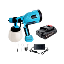 Pistola de pintura sem fio Carevas de alta pressão com conectores e bateria de 2000mAh para ferramentas de pintura.