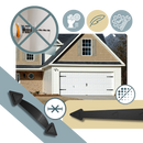 Kit decorativo magnético para portas de garagem, acessório de quincaillerie da marca Carlendan, com detalhes visuais na imagem.