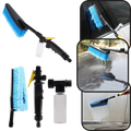 Kit de brosse de nettoyage pliable Carootu para manutenção e decoração de veículos, ideal para limpeza de carros.