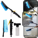 Kit de brosse de nettoyage pliable Carootu para manutenção e decoração de veículos, ideal para limpeza de carros.