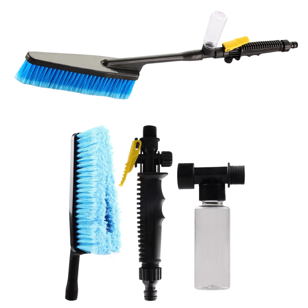 Kit de brosse de nettoyage pliable pour voiture Carootu, ferramentas de manutenção e decoração automotiva, ideal para limpeza eficiente