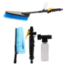 Kit de brosse de nettoyage pliable pour voiture Carootu, ferramentas de manutenção e decoração automotiva, ideal para limpeza eficiente