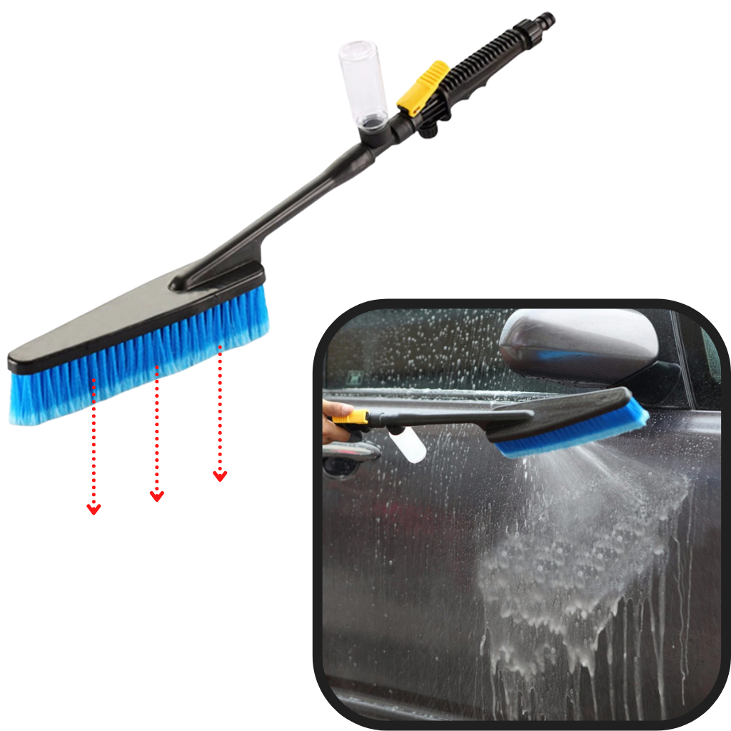 Kit de brosse de nettoyage pliable Carootu para veículos, ideal para manutenção e decoração de carros, fácil de usar e transportar.
