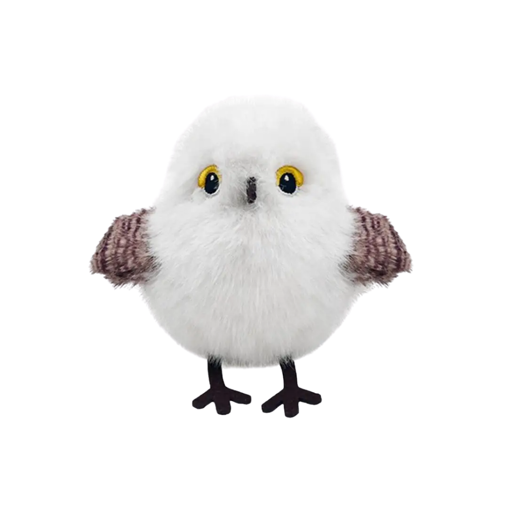 Brinquedo interativo para gatos, pássaro realista branco da marca Xinwanna, acessório divertido para estimular o gato.