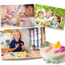 Catapulta de dinossauro da Smallbee, brinquedo de jogos e brinquedos com dinossauro colecionável e dedo pegajoso para lançar.
