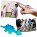 Catapulta de dinossauro da Smallbee, brinquedo de jogos e brinquedos com dinossauro de dedo adesivo para diversão.