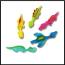 Brinquedo de catapulta de dinossauro da Smallbee, jogo de dedos pegajosos com dinossauros para diversão infantil.