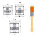 Agente de revestimento à base de Causdon para proteção e materiais de impermeabilização, embalagem de 30g.