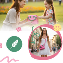 Mini bolsa tiracolo Carolilly com estampa de sorriso feliz, ideal para acessórios casuais e divertidos.