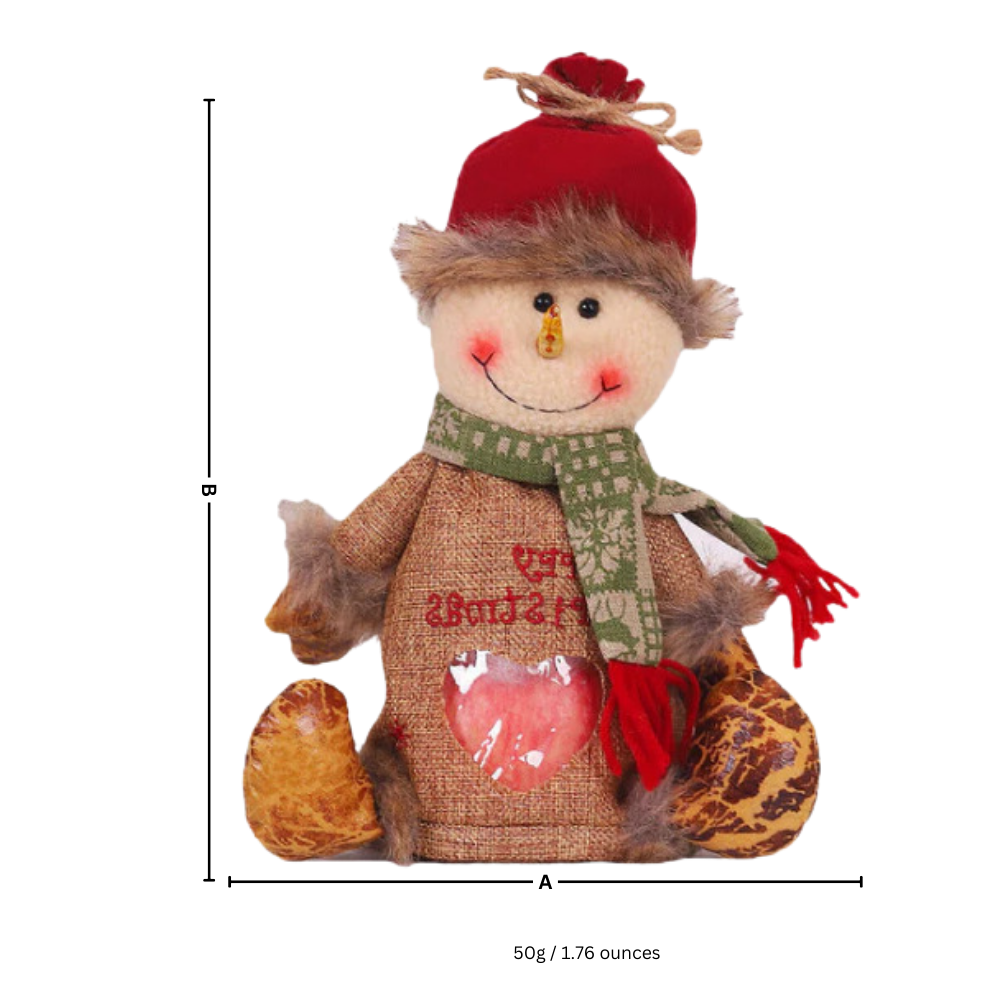Sac de cadeau de Noël réutilisable avec fermeture éclair, fabriqué par Cheers pour emballages festifs et durables.