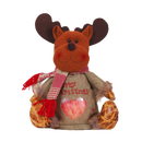 Sac de cadeau de Noël réutilisable avec fermeture éclair, marque Cheers, décor festif de Noël.