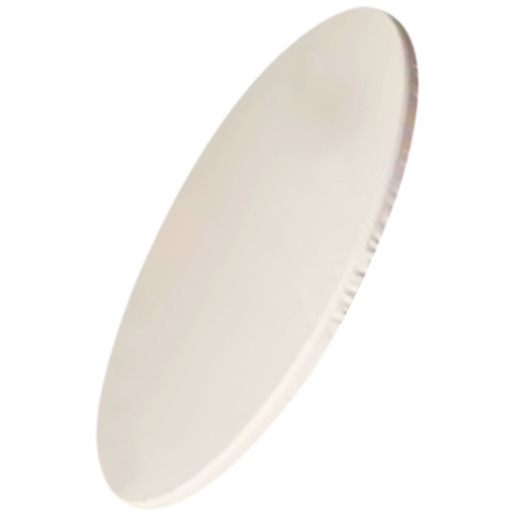 Toalha de mesa redonda Sancua bege, tecido de linho para proteção e decoração de mesa elegante, vista da superfície lisa.