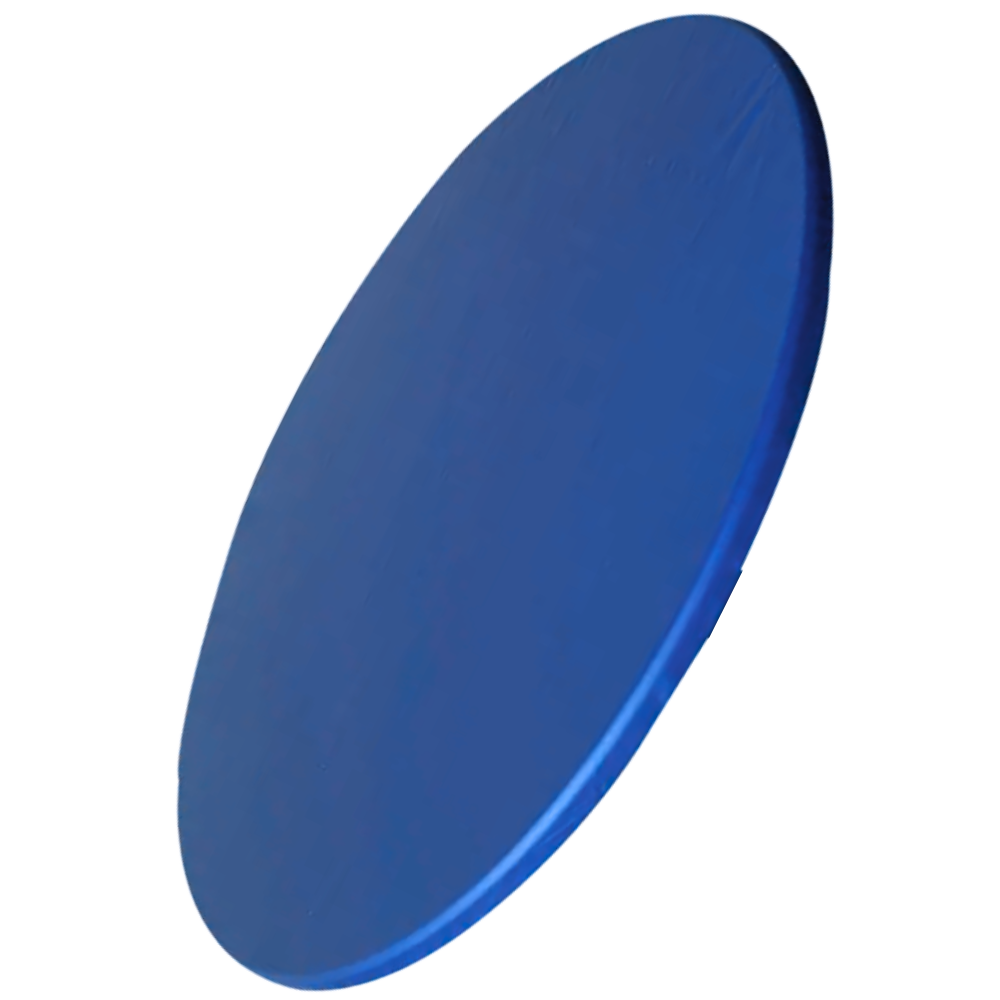 Sousplat de mesa redonda azul da marca Sancua, tecido de linho de alta qualidade para decoração elegante.