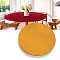 Toalha de mesa redonda Sancua com design elegante, tecido de alta qualidade para proteção e decoração de ambientes sofisticados.