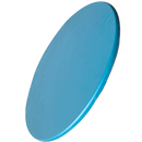Toalha de mesa redonda Sancua em tom azul claro, tecido de linho para proteção e decoração de mesa elegante.