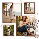 Sandálias ortopédicas vintage chic Ozerty France com acabamento elegante e design confortável, perfeitas para um estilo sofisticado.