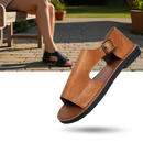 Sandálias ortopédicas vintage chic Ozerty France, com design elegante e confortável para uso diário.