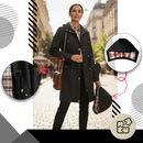 Casaco trench-coat chique e impermeável da Musuos, veste elegante e resistente à água, ideal para roupas de exterior.