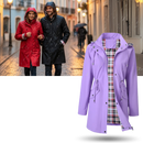 Casaco trench-coat impermeável clássico da marca Musuos, ideal para roupas de exterior elegantes e resistentes à chuva.
