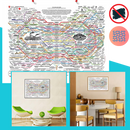 Arte digital "Web de la guérison" da China, obra de arte moderna com design artístico e elementos visuais detalhados.