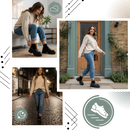 Mocassins de couro elegantes da Bcbgeneration com solas grossas, estilo chunky, para um visual sofisticado e confortável
