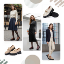 Mocassins de couro elegantes da Bcbgeneration com sola grossa, estilo chunky e acabamento sofisticado para ocasiões especiais.