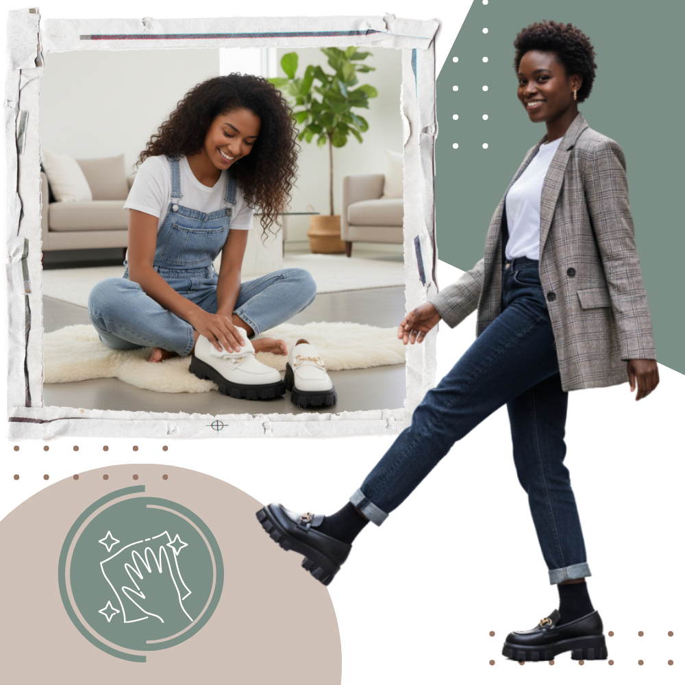 Mocassins de couro elegantes com solas grossas da Bcbgeneration, estilo chunky e design sofisticado para looks modernos.
