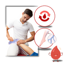 Meias de reflexologia Calafebila para melhorar a circulação sanguínea, com detalhes das pontas dos dedos e design de acupuntura.