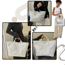 Bolsa tote grande impermeável da Womail, bagagem clássica para uso diário, resistente à água e com design elegante.