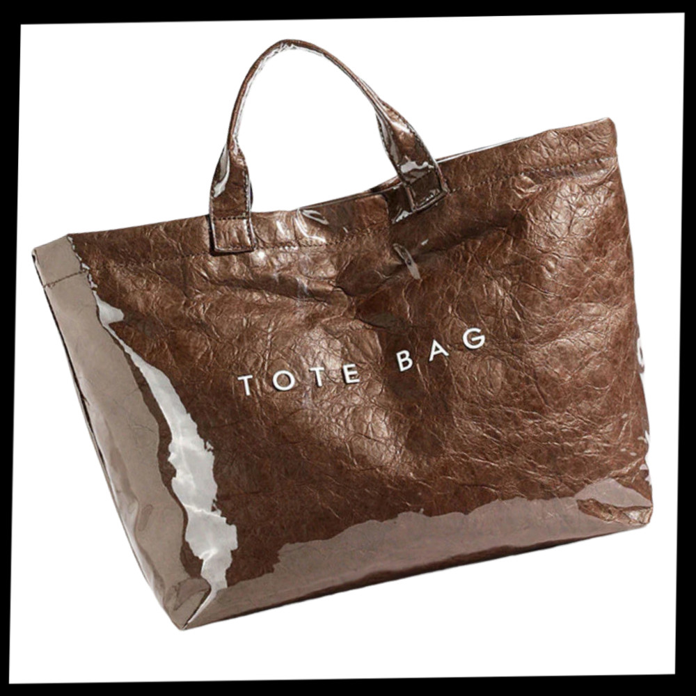 Bolsa tote grande impermeável da Womail, bagagem e maroquineria, com design clássico e resistente à água.