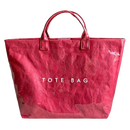 Bolsa tote impermeável Womail, grande e clássica, em cor vermelha, ideal para uso diário e resistente à água.