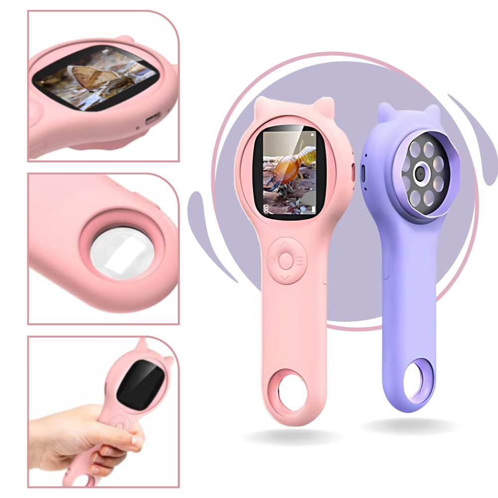 Microscópio portátil Wocleiliy de laboratório com alta visibilidade, compacto e durável para observações precisas.