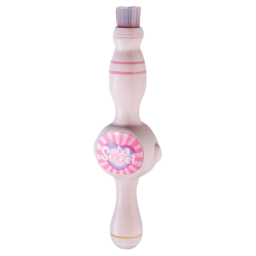 Varinha de bolhas rosa Rucky, brinquedo de atividade para criar bolhas de sabão coloridas, diversão ao ar livre para crianças.