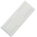 Suporte para tomada de energia branca, acessório para extensão elétrica da marca Cn, em destaque na imagem.
