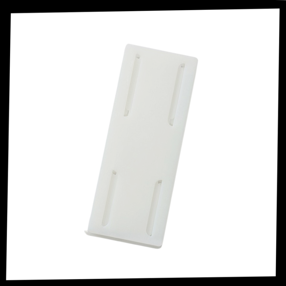 Suporte branco para tomada, acessório para extensão de energia da marca Cn, encaixe seguro para tomadas em extensão elétrica.