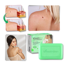 Sabonete exfoliante hidratante da Cn para combater verrugas, com fórmula suave e textura cremosa.