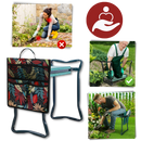 Agenouilloir de jardinage CN amarelo, confortável e portátil, ideal para trabalhos de jardinagem no jardim.